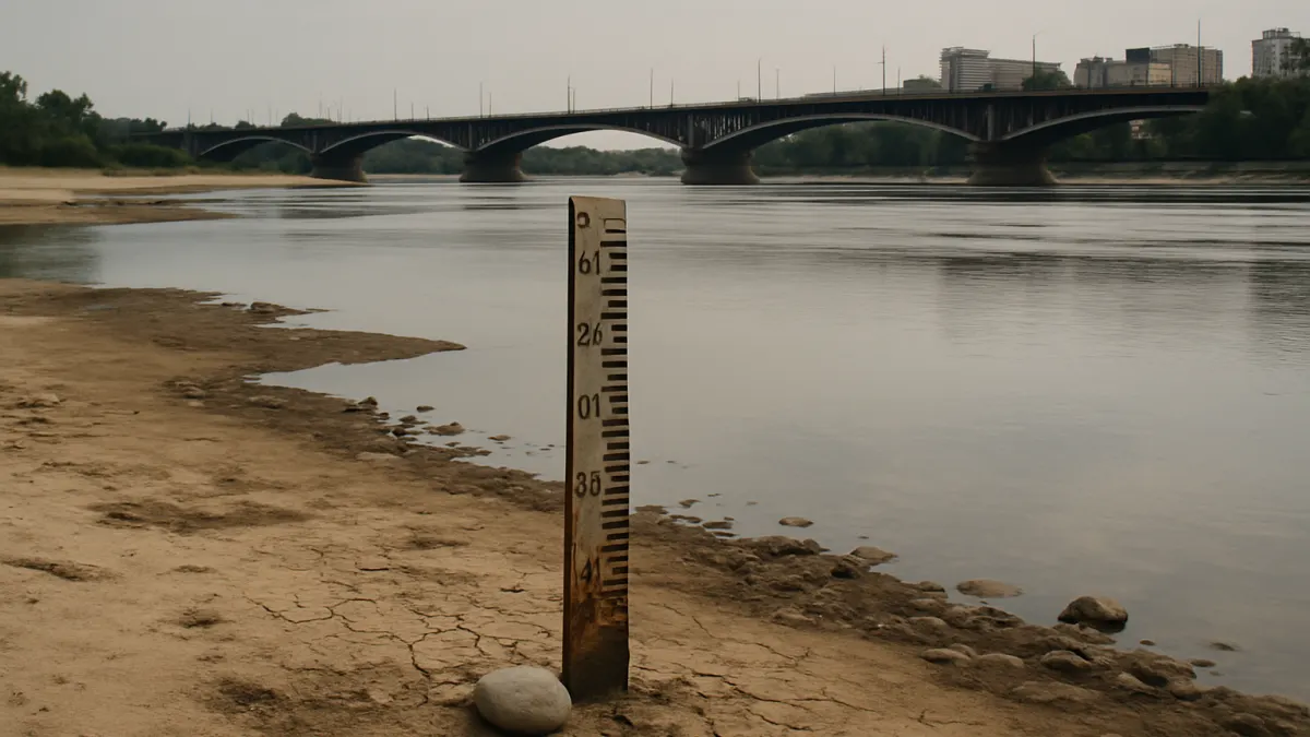 Wisła w Warszawie spadła do 98 cm. IMGW objęło ostrzeżeniami 91 obszarów