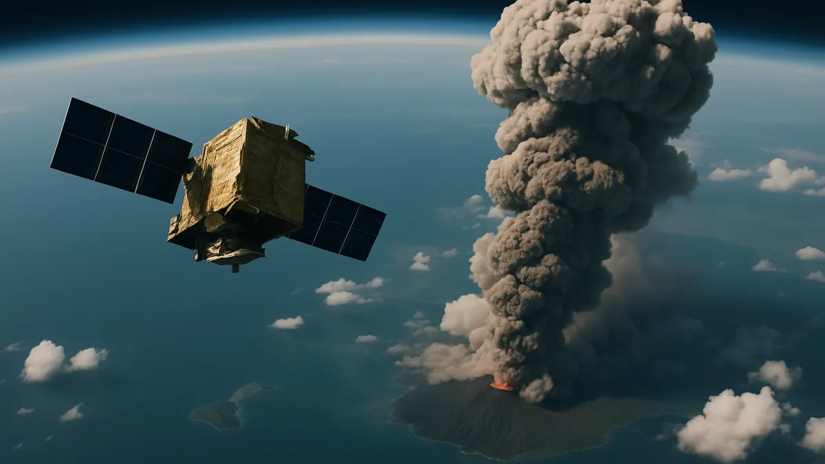 Satelita EarthCARE pomógł określić wysokość pyłu po erupcji Anak Krakatau