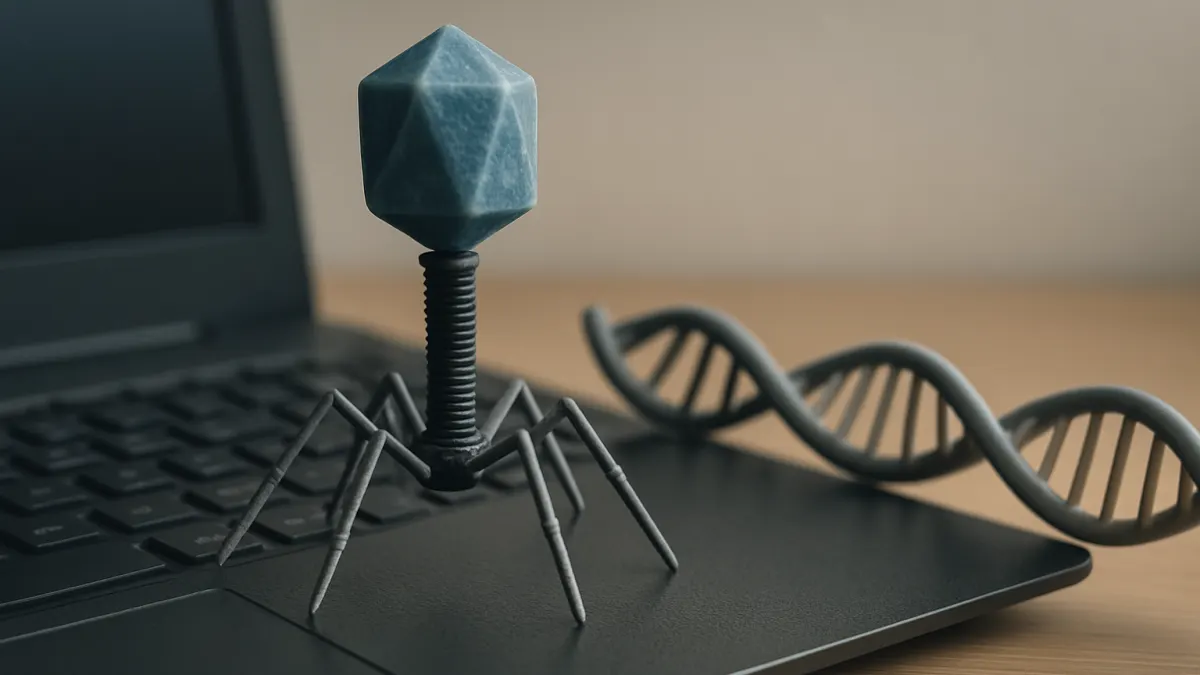 System AI opracował kompletny genom bakteriofaga