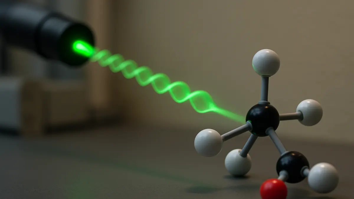 Skręcone wiązki laserowe rozróżniają lustrzane cząsteczki