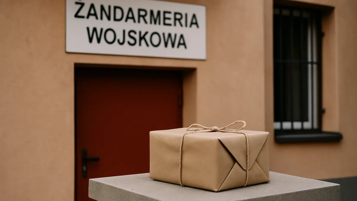 Przesyłka w placówce Żandarmerii Wojskowej w Nowej Dębie przebadana