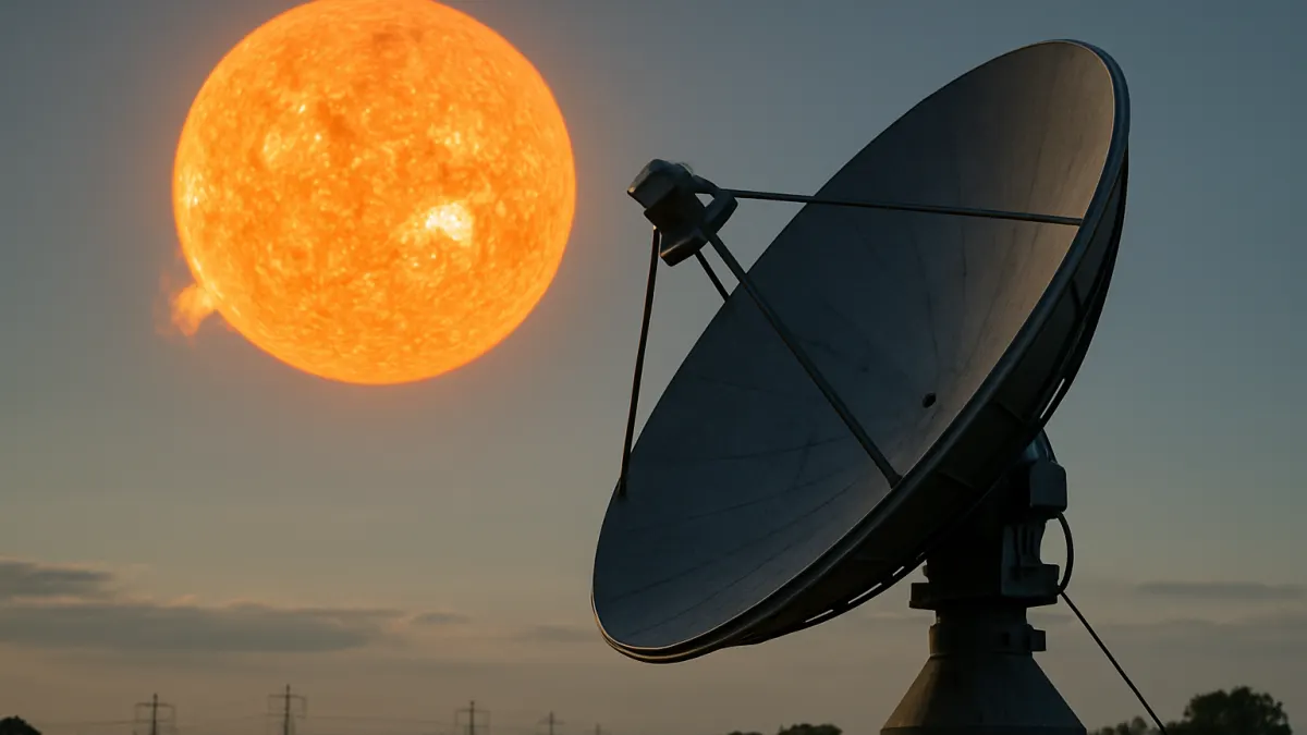 Prognozowanie pogody kosmicznej ma chronić sieci i satelity