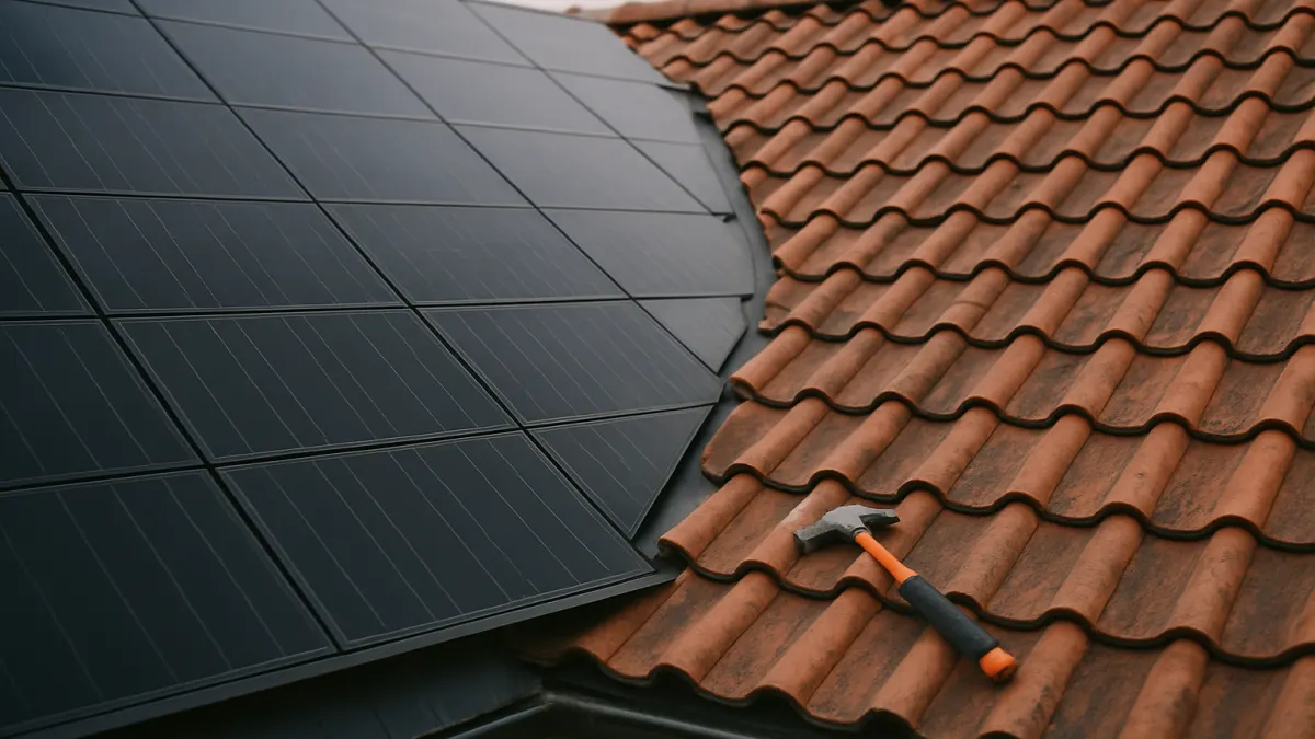 Solarne dachówki przegrywają z panelami ceną i wydajnością