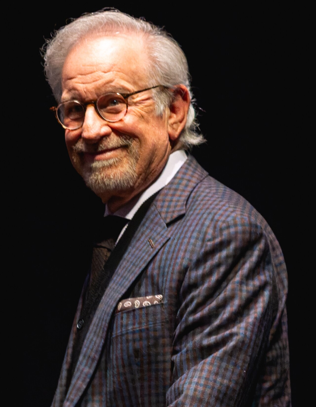 Steven Spielberg, 11 października 2025 roku. Zdjęcie archiwalne; nie przedstawia opisywanego zdarzenia Plik bez zmian redakcyjnych; miniatura dopasowana do układu strony.